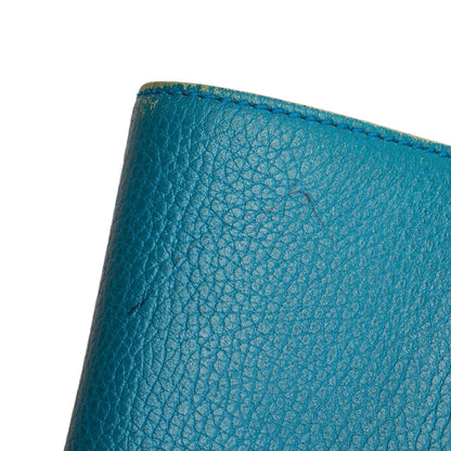 Blue Gucci Medium Swing Leather Tote Bag
