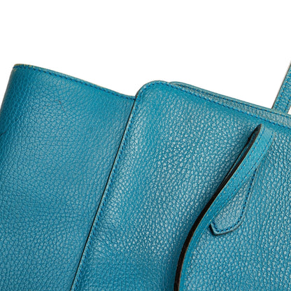 Blue Gucci Medium Swing Leather Tote Bag