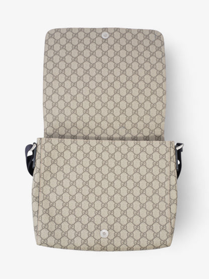 Gucci Web Messenger GG Supreme / Green / Red Canvas