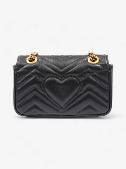 Gucci GG Marmont Black Matelasse Leather Mini