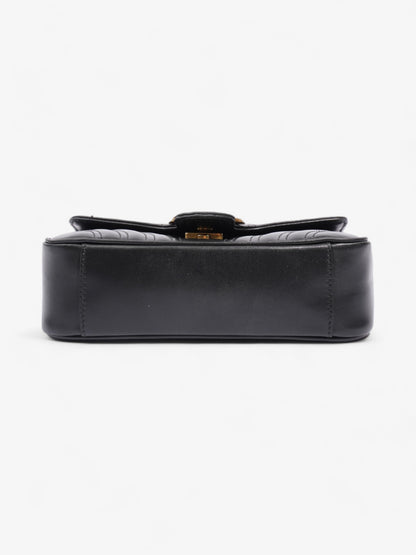 Gucci GG Marmont Black Matelasse Leather Mini