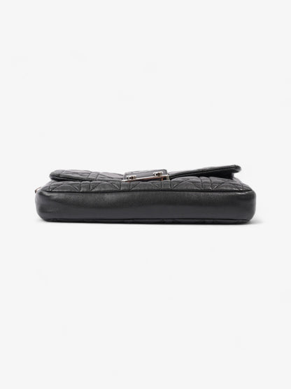Christian Dior New Lock Black Lambskin Leather
