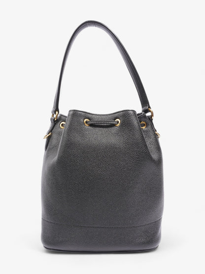 Prada Small Drawstring Black Leather
