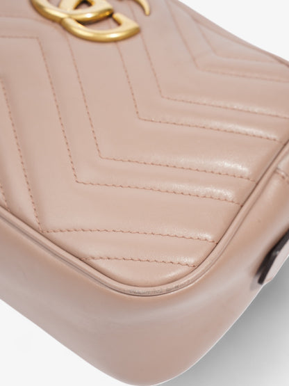 Gucci GG Marmont Rose Beige  Matelasse Leather Small