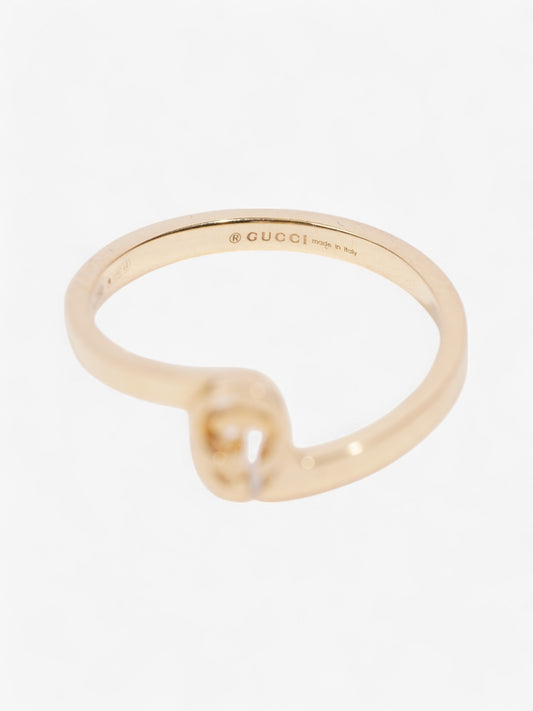 Gucci Running G Stack Ring Yellow Yellow Gold 52mm