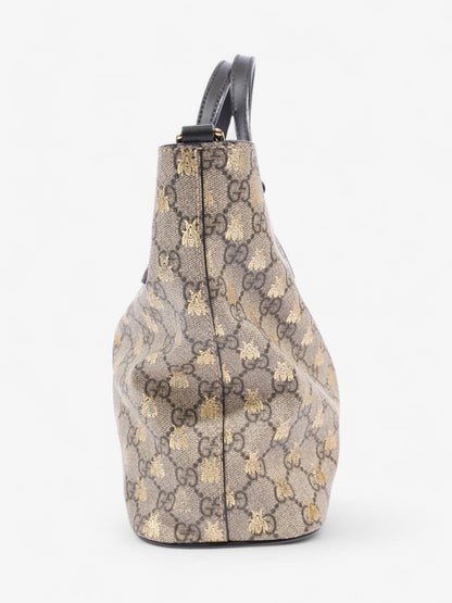 Gucci GG Bee Tote Supreme Coated Canvas Small