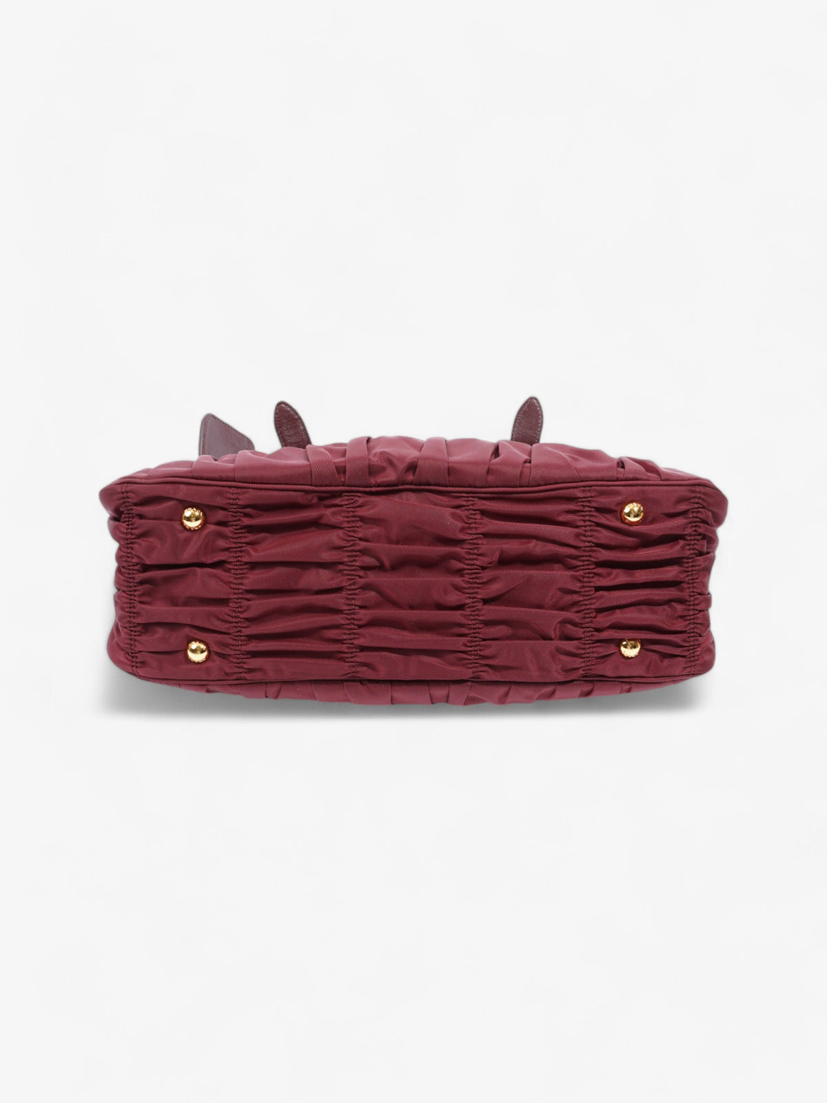 Prada Tessuto Gaufre Dark Red Nylon