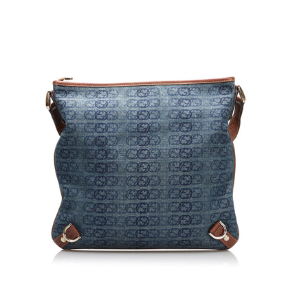 Gucci GG Denim Abbey D-Ring Crossbody Bag