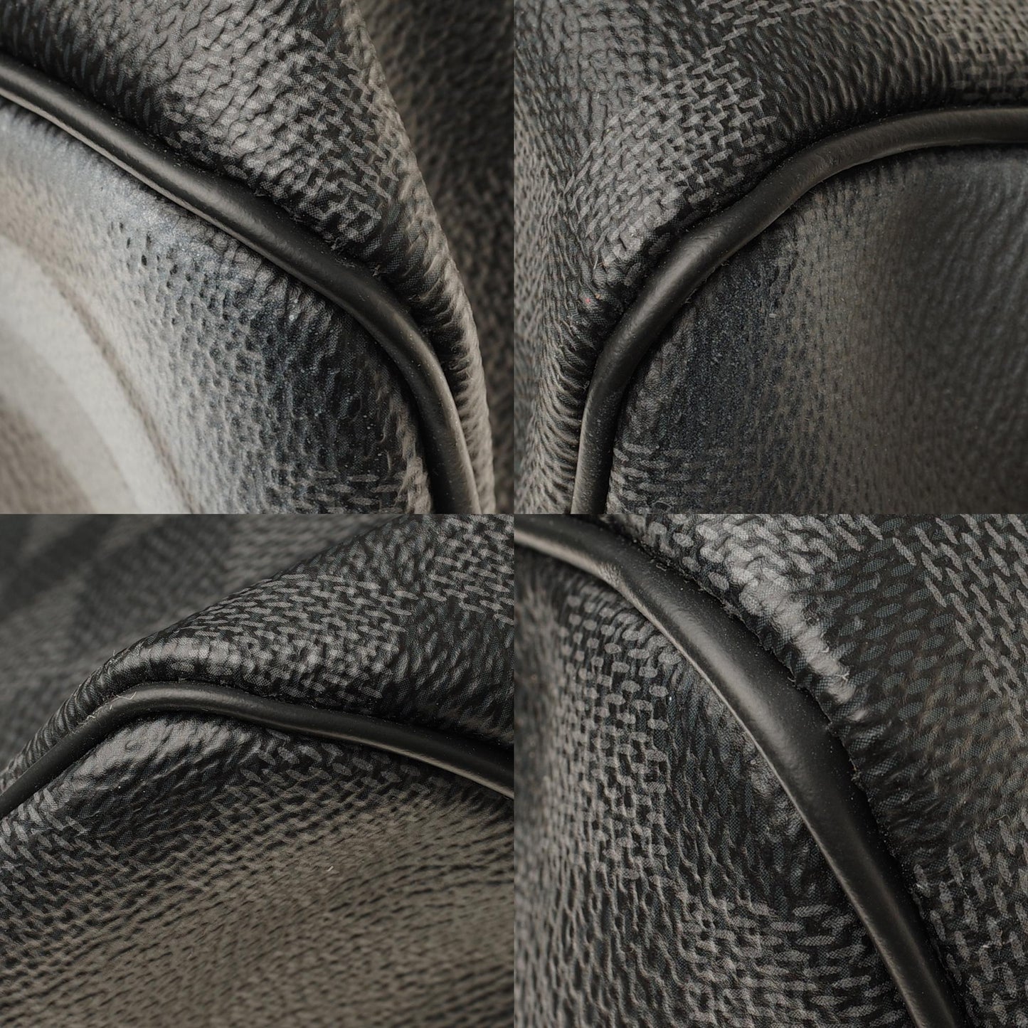 LOUIS VUITTON NEW Keepall 55 damier graphite strap customized "BATBAG II"!
