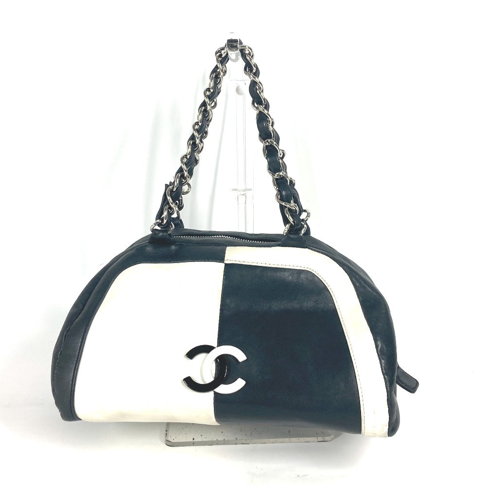 Chanel 30 Leather White Shoulder Bag