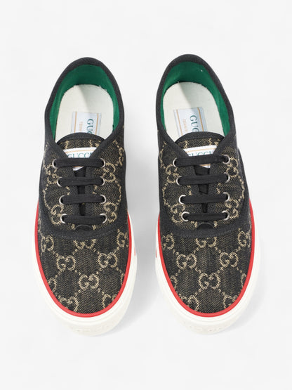 Gucci Tennis 1977 Black / Beige  / Red Canvas EU 37.5 UK 4.5