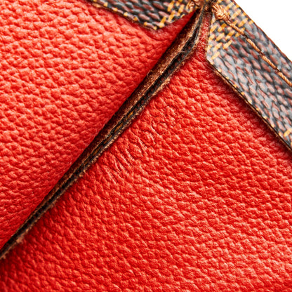 Brown Louis Vuitton Damier Ebene Sac Plat Tote Bag