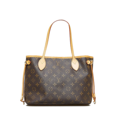 LOUIS VUITTON Monogram Neverfull PM Brown