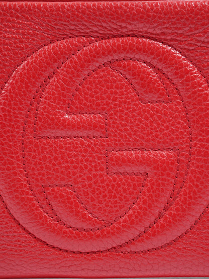 Gucci Soho Disco Bag Red Leather Small