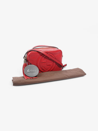 Gucci Soho Disco Bag Red Leather Small