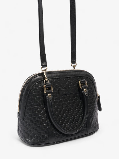 Gucci Guccisima Dome Black Leather Small