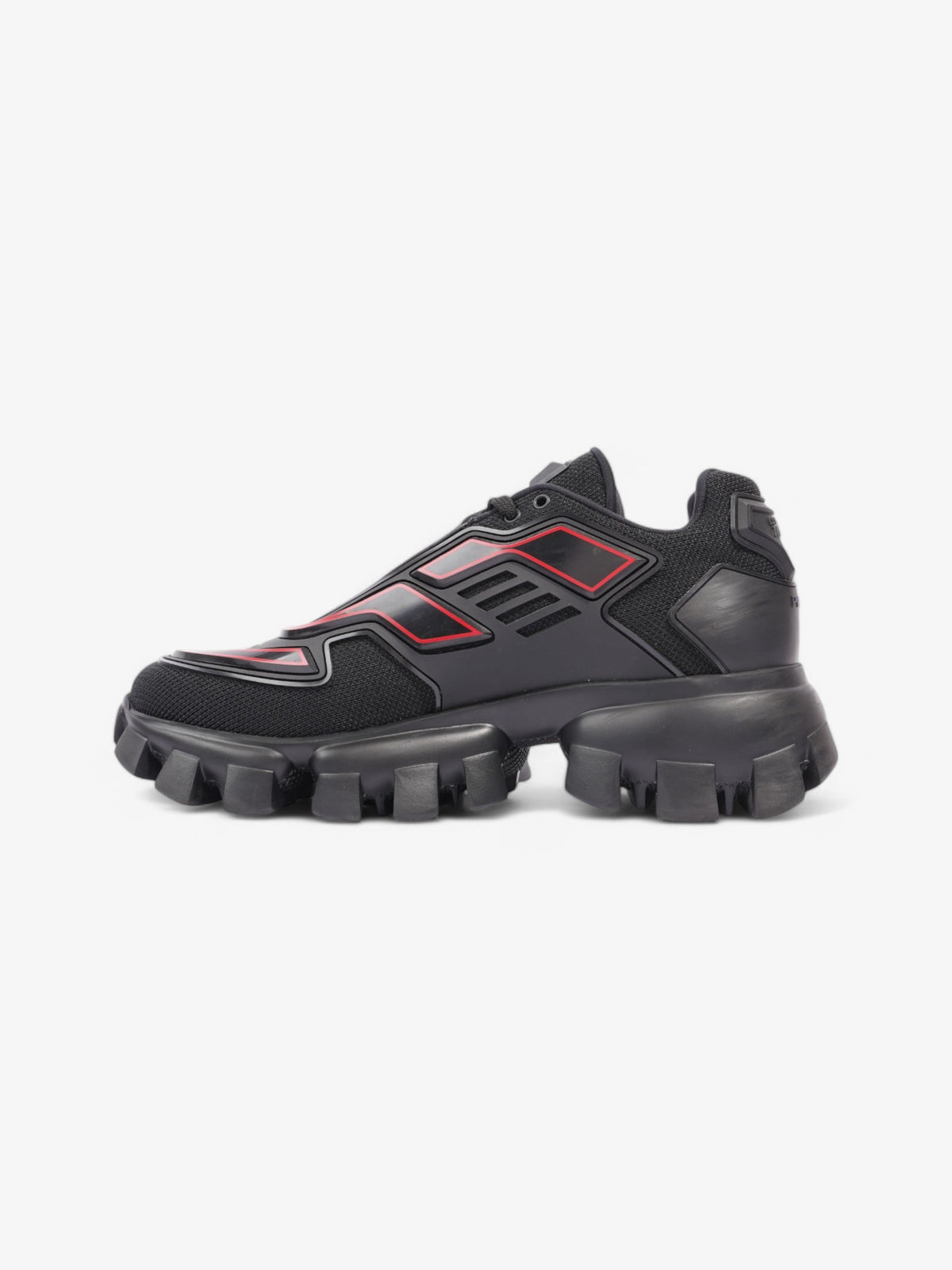 Prada Cloudbust Thunder  Black / Red Mesh EU 41 UK 7