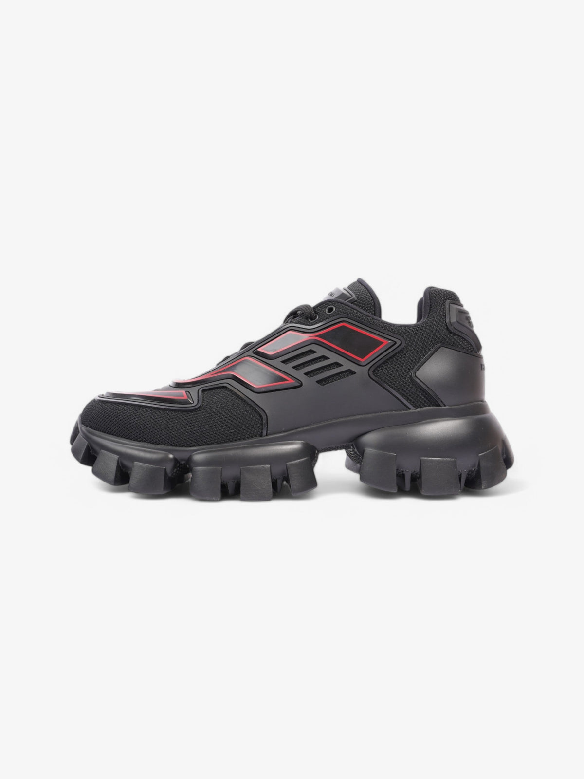 Prada Cloudbust Thunder  Black / Red Mesh EU 41 UK 7