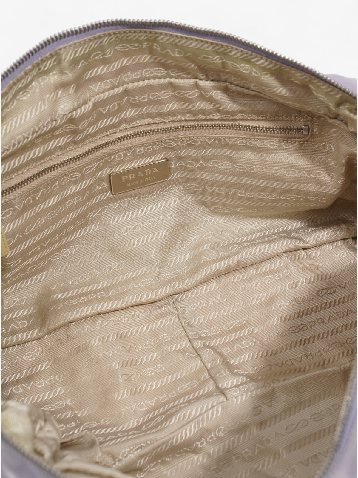 Prada Handbag Lilac / White Nylon