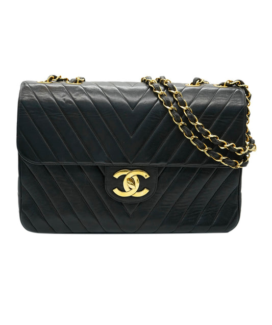 Chanel Chevron Maxi Lambskin Bag ALC2213