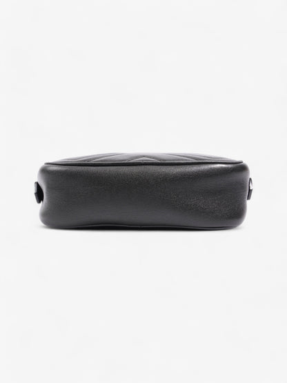 Gucci Marmont Black Matelasse Leather Mini