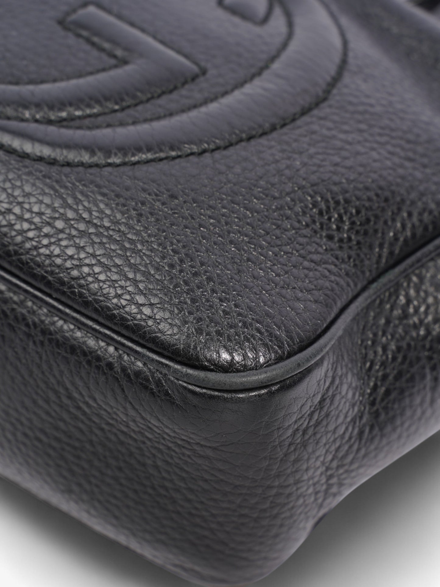 Gucci Soho Disco Bag Black Calfskin Leather Small