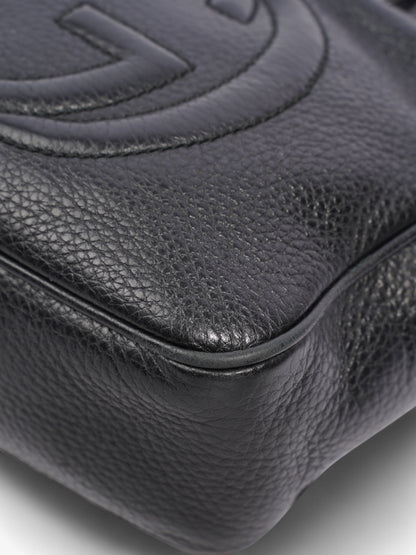 Gucci Soho Disco Bag Black Calfskin Leather Small