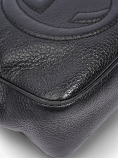 Gucci Soho Disco Bag Black Calfskin Leather Small