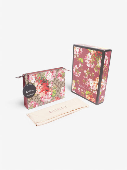 Gucci Toiletry Pouch Supreme / Floral Coated Canvas