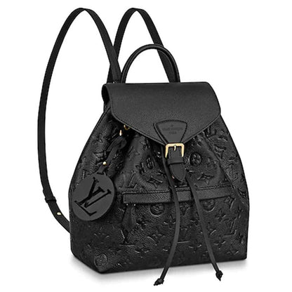 Louis Vuitton LV Unisex Montsouris Backpack Monogram Empreinte Embossed Leather