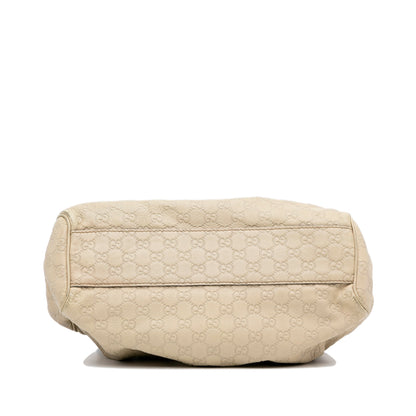 Beige Gucci Guccissima Sukey Tote Bag
