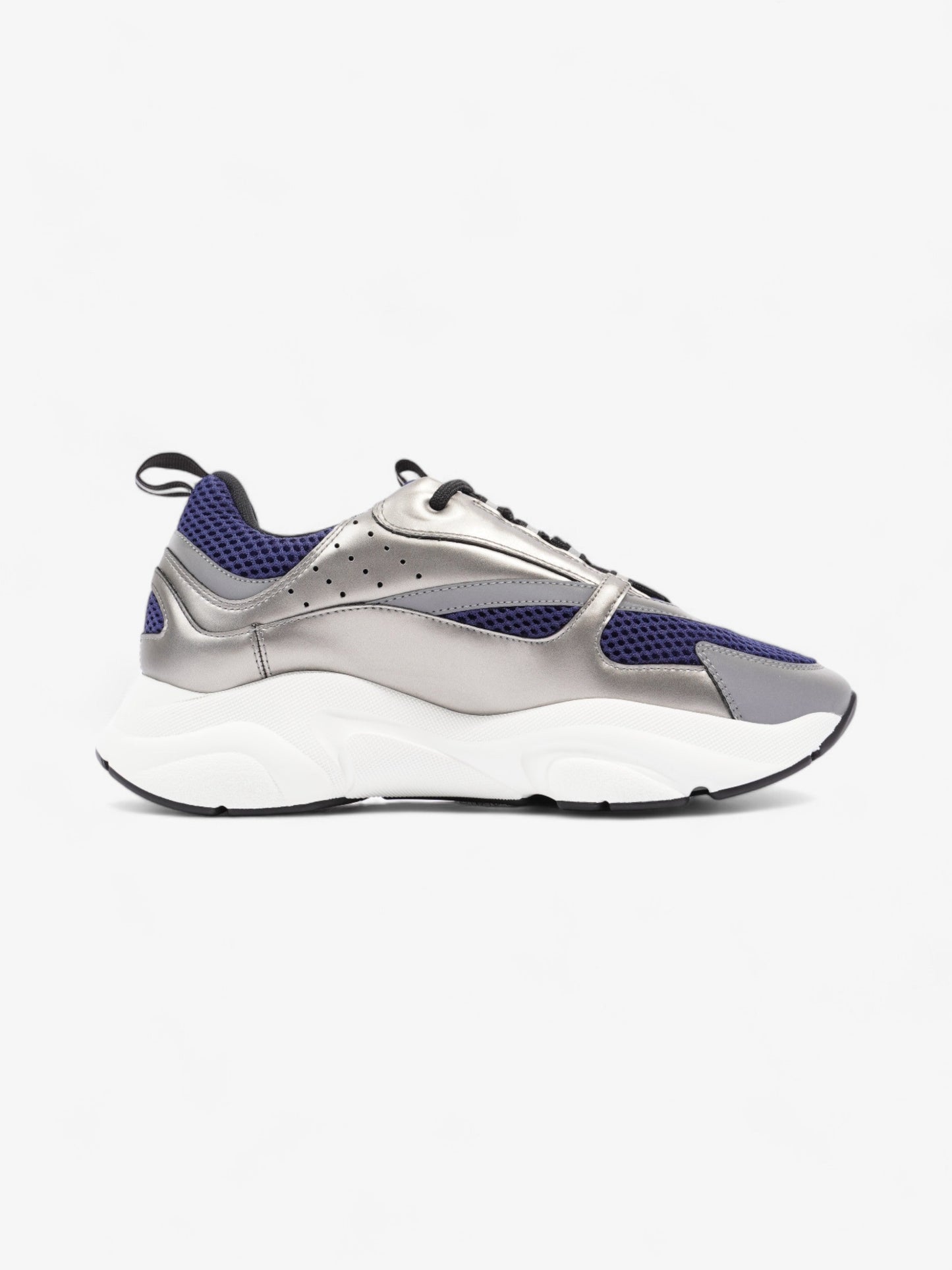 Christian Dior B22 White / Navy Blue / Silver Mesh EU 42 UK 8
