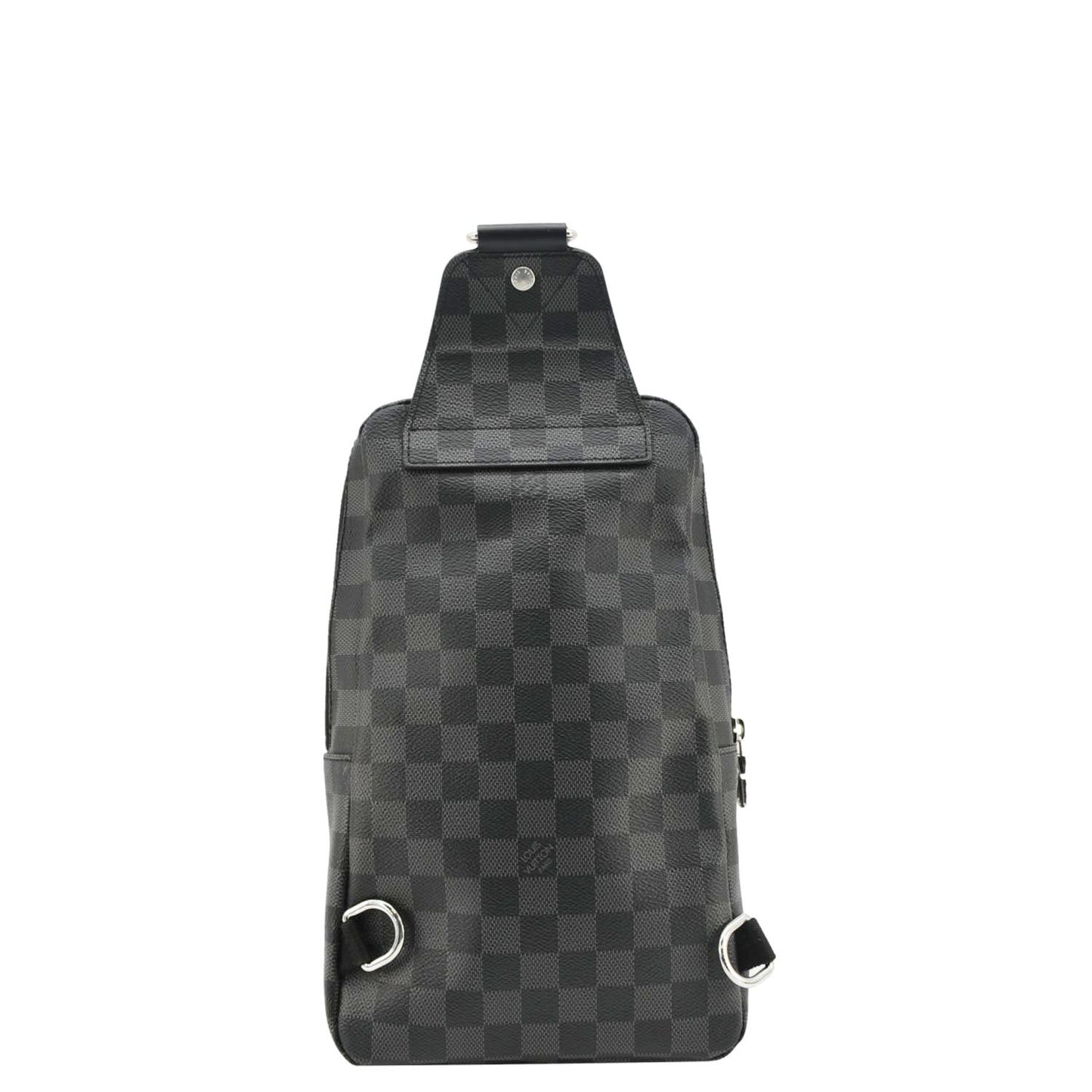LOUIS VUITTON Avenue Sling Damier Graphite Backpack Bag Black