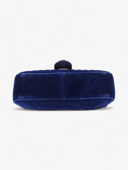 Gucci GG Marmont Midnight Blue Velvet Small