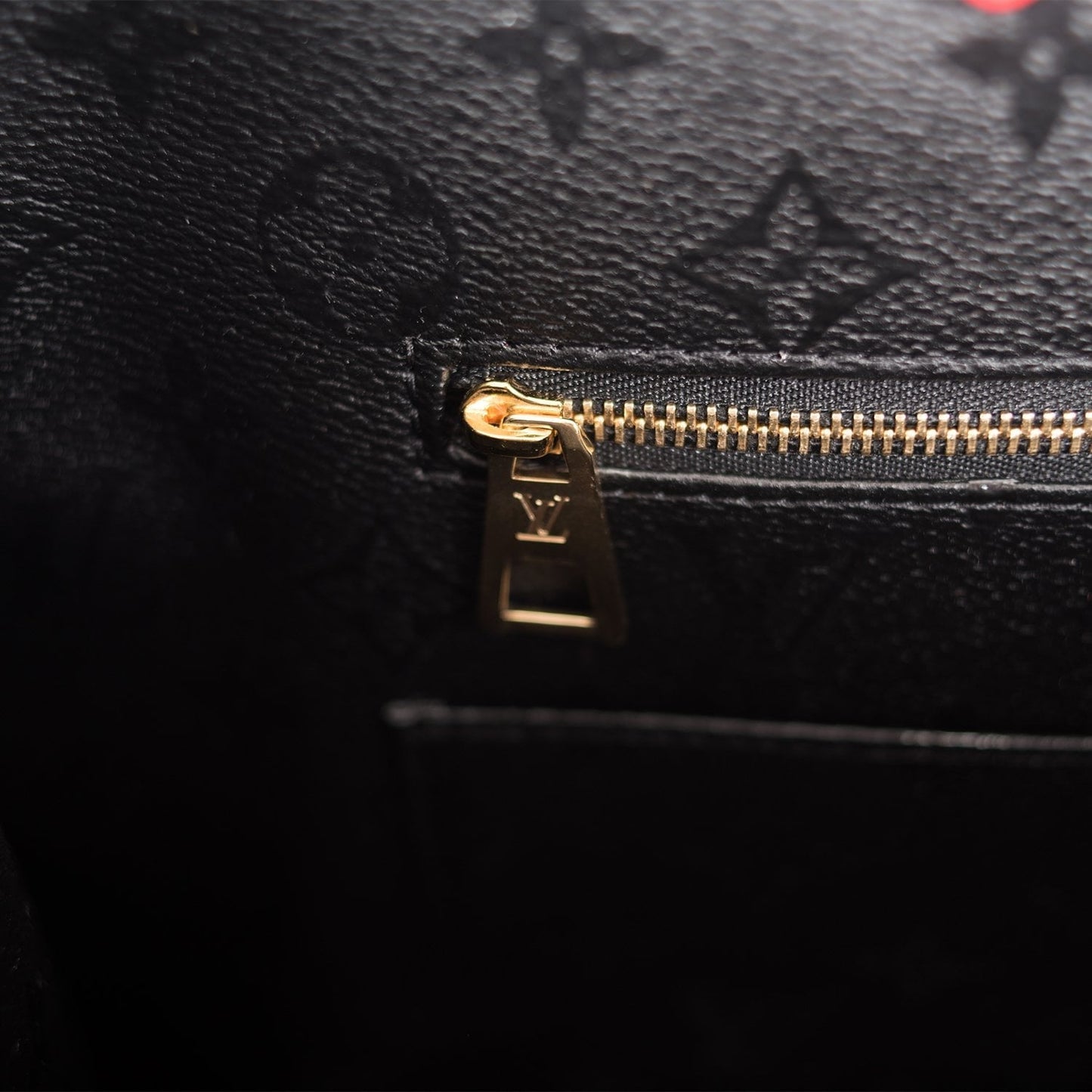 Louis Vuitton x UF Black and Red Tufted Monogram OnTheGo GM
