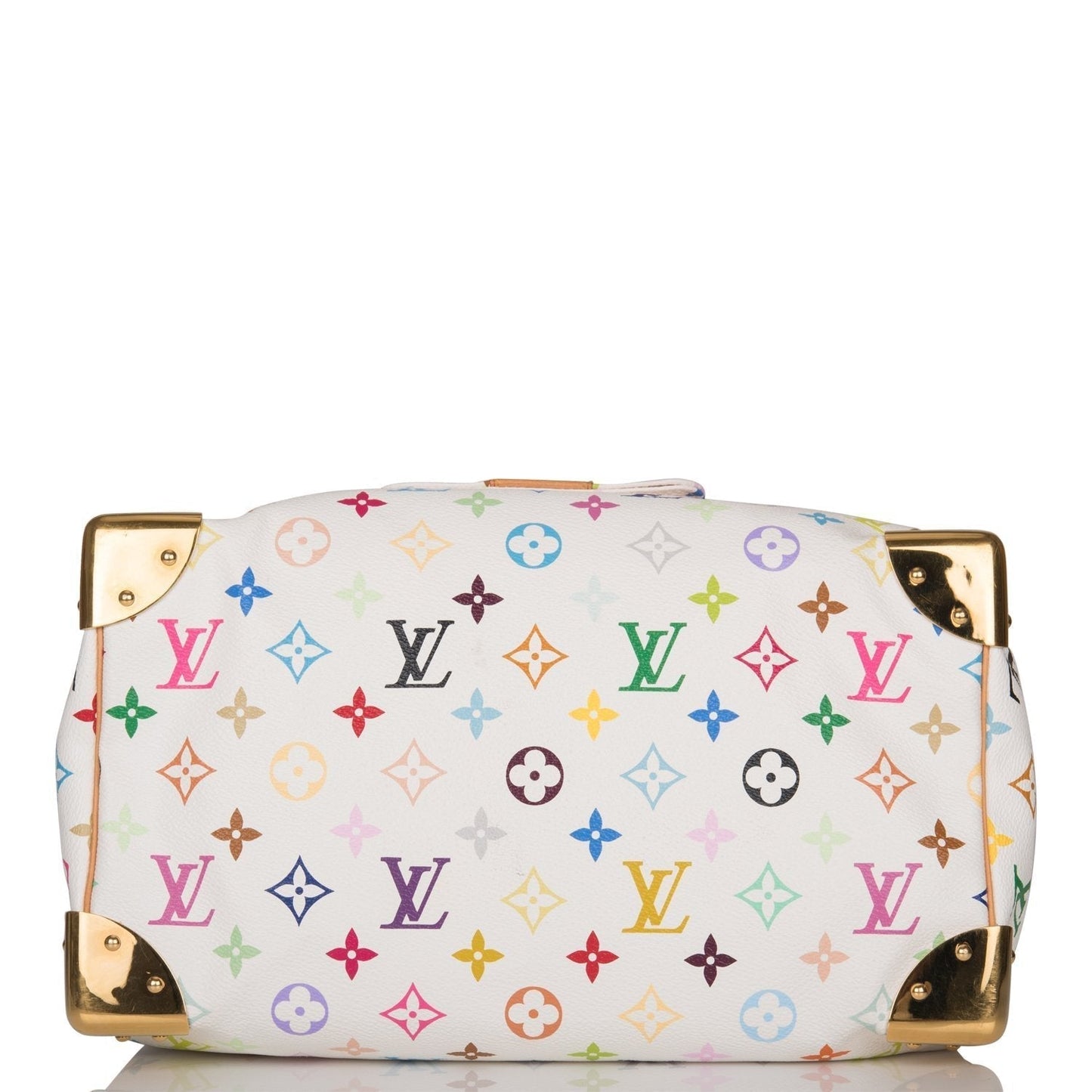 Louis Vuitton Monogram Multicolor White Speedy 30 ( - Excellent)