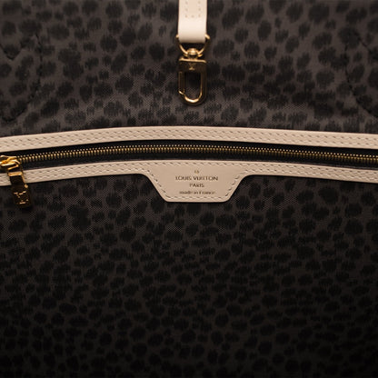 Louis Vuitton Cream Wild At Heart Giant Monogram Neverfull MM