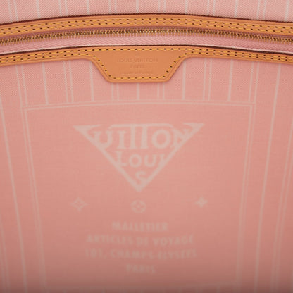 Louis Vuitton Light Pink By The Pool Giant Monogram Neverfull MM