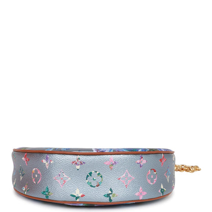 Louis Vuitton LV Garden Blue Metallic Monogram Loop Bag