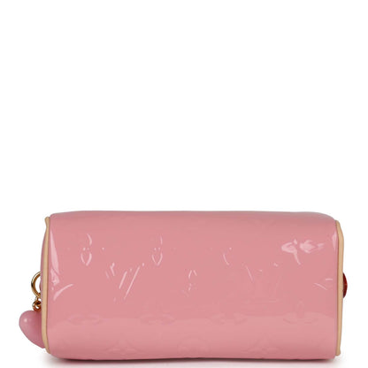 Louis Vuitton Nano Speedy Mochi Pink Vernis Gold Hardware
