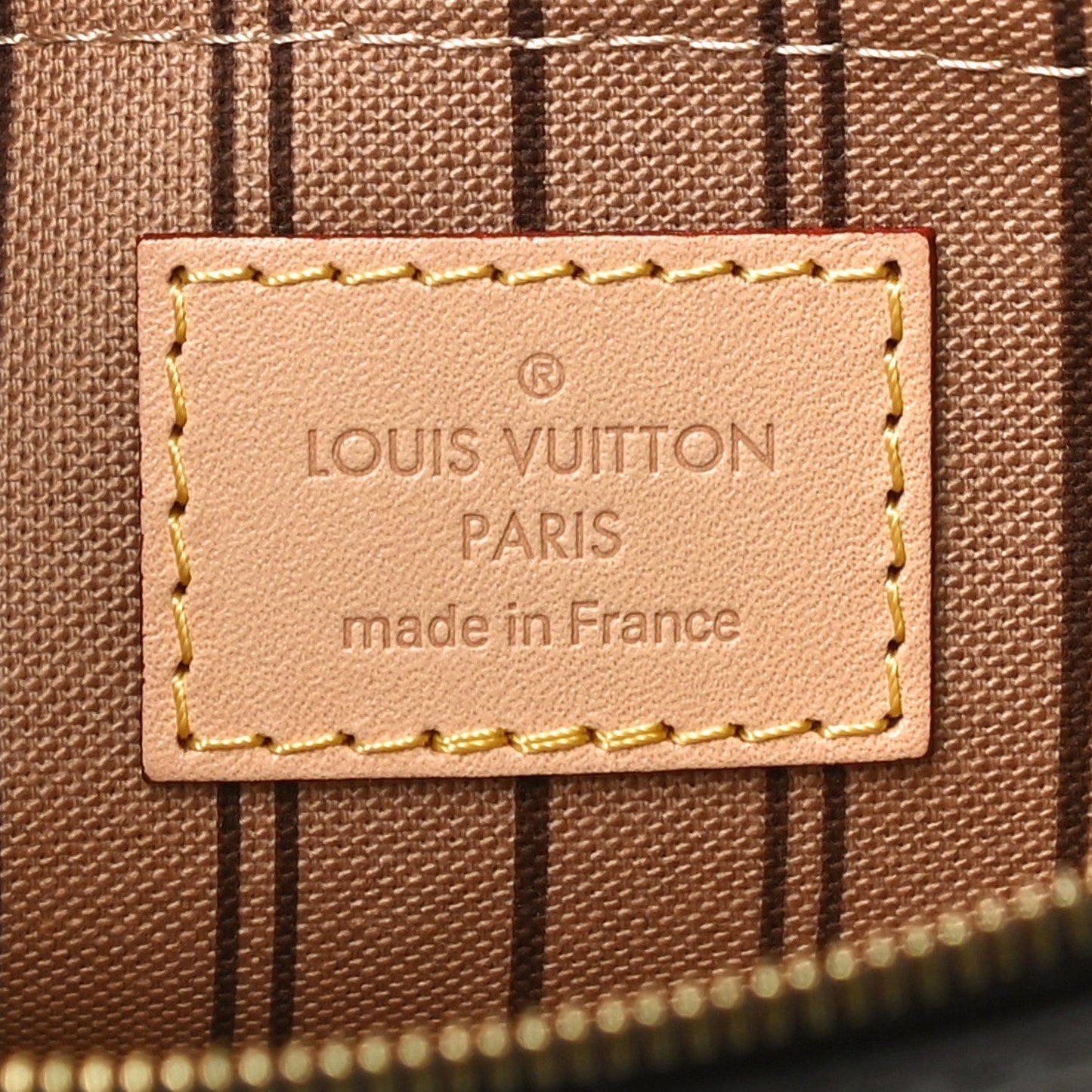 LOUIS VUITTON Monogram Neverfull MM GM Pochette