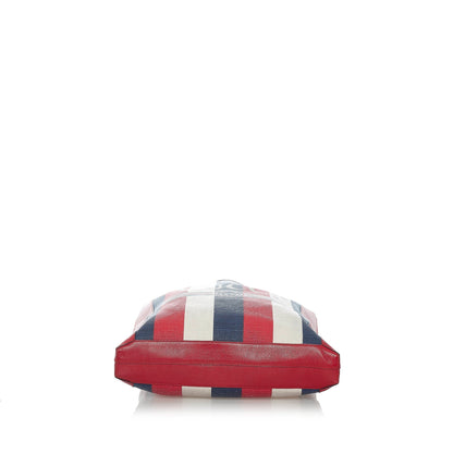 Gucci Sylvie Baiadera Tote Bag Striped Canvas