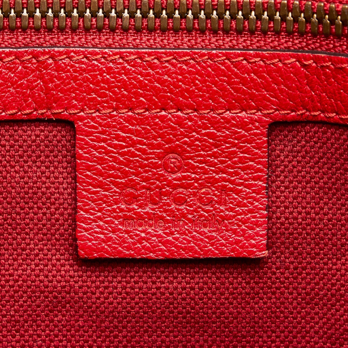 Gucci Sylvie Baiadera Tote Bag Striped Canvas