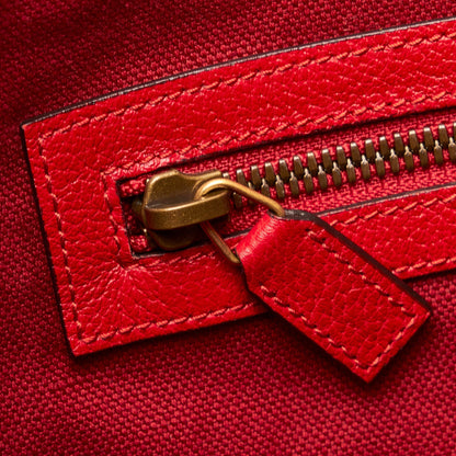 Gucci Sylvie Baiadera Tote Bag Striped Canvas