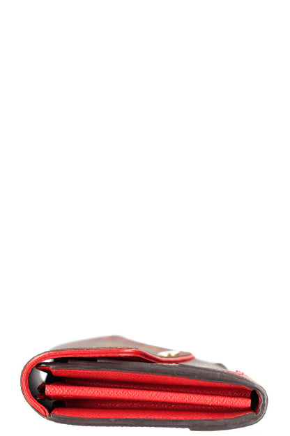 LOUIS VUITTON  Sarah Wallet Retiro MNG & Red