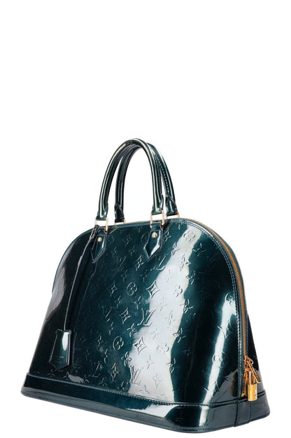 LOUIS VUITTON Alma GM MNG Vernis Petrol