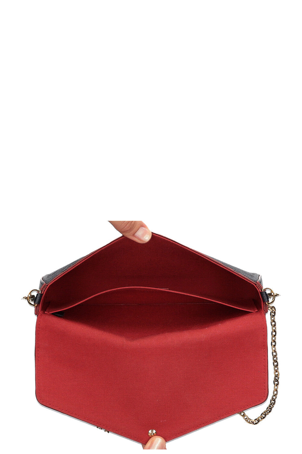 LOUIS VUITTON Felicie Pochette MNG Empreinte Navy