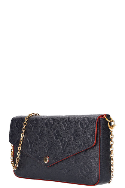 LOUIS VUITTON Felicie Pochette MNG Empreinte Navy