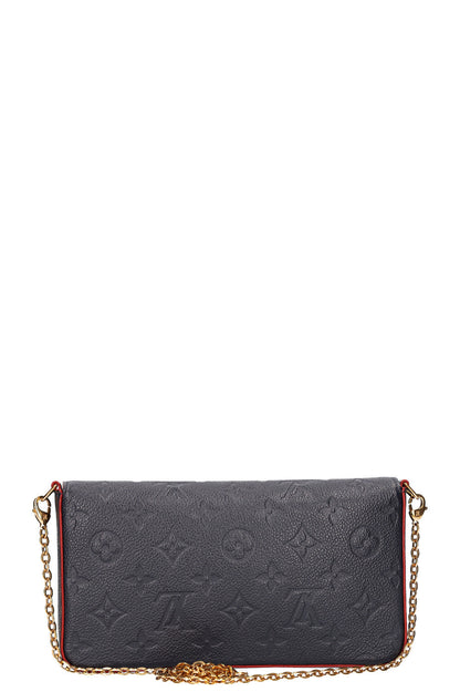 LOUIS VUITTON Felicie Pochette MNG Empreinte Navy