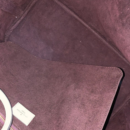 LOUIS VUITTON Neverfull MM Monogram Empreinte Tote Bag Tourterelle